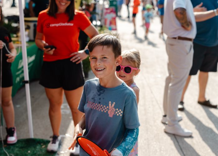 Kids at Chamber MidloFest