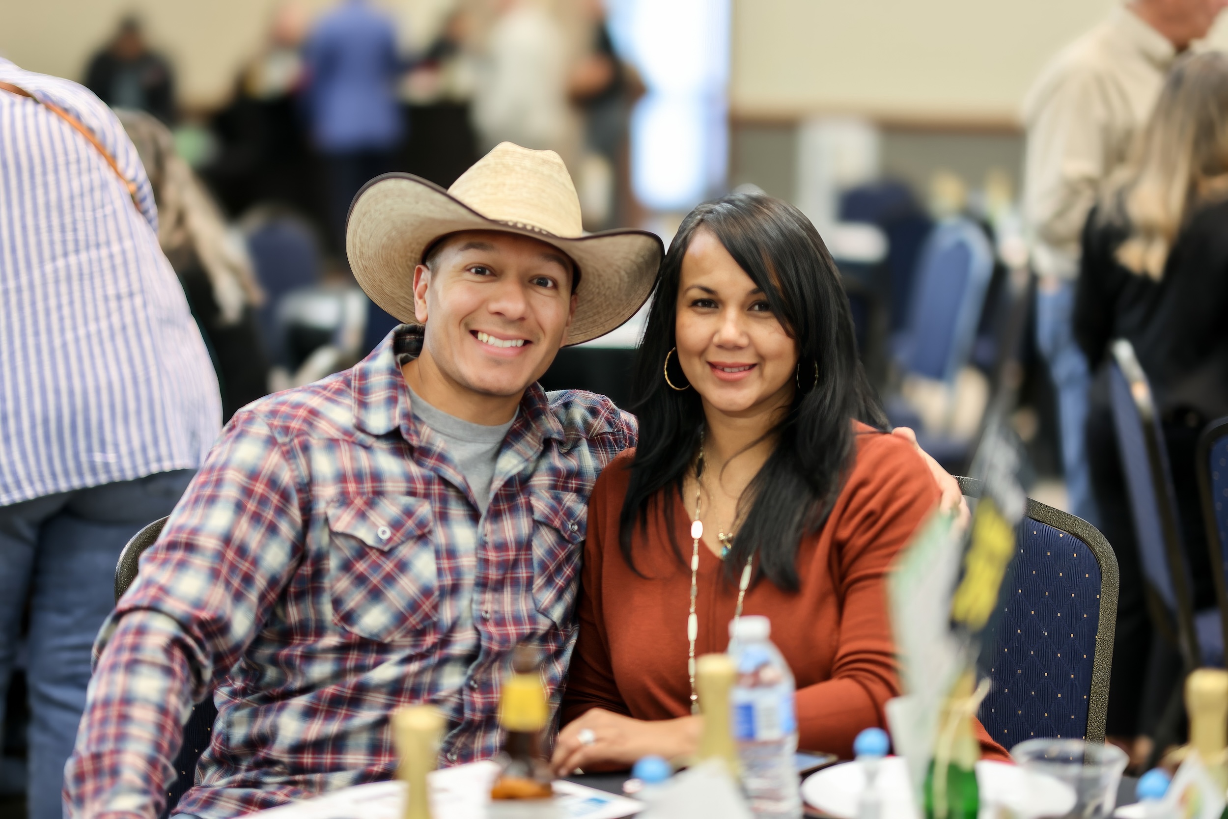 Couple posing at Chamber Bingo Night