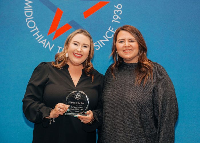 United Way of Ellis County receiving Event of the Year award
