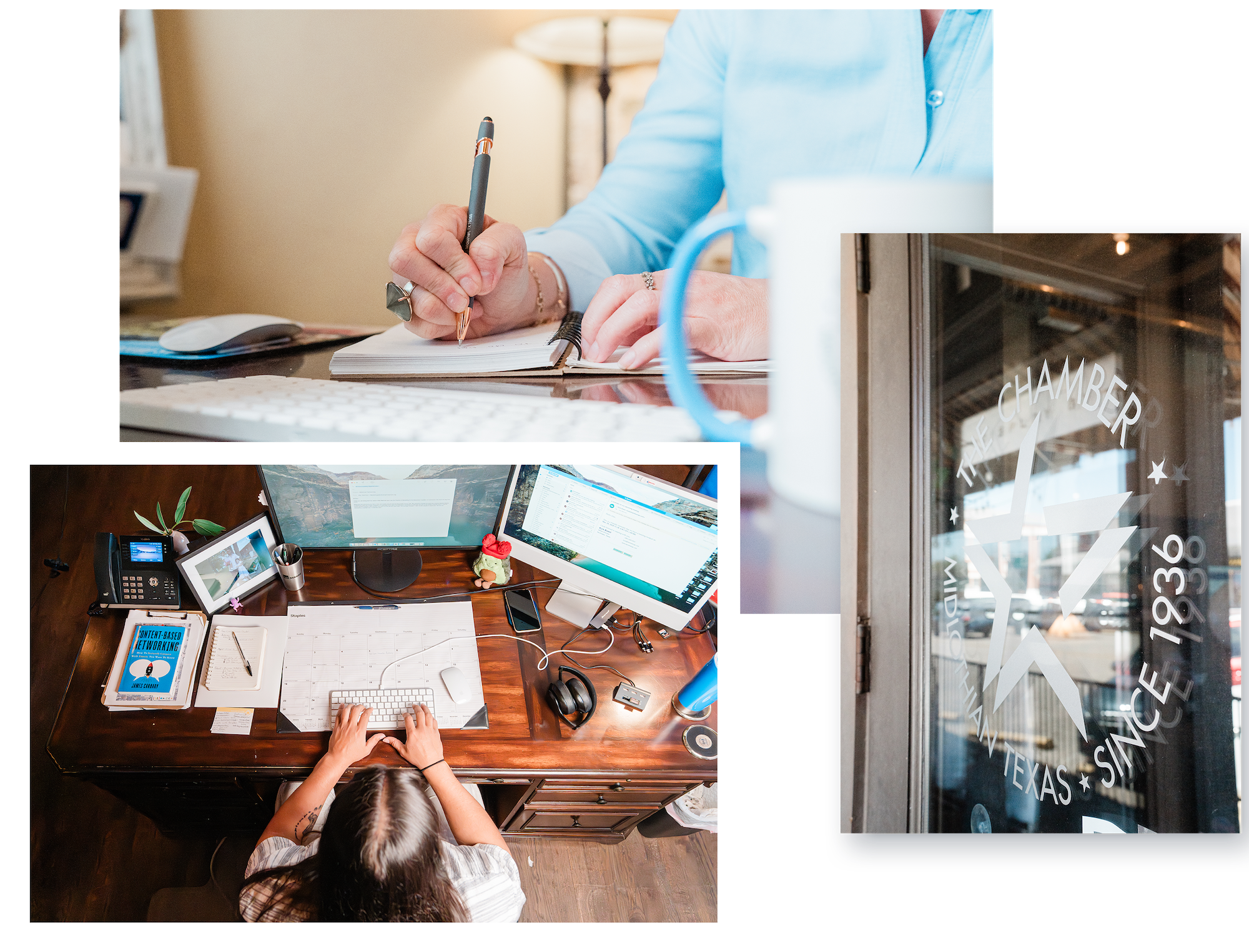 Midlothian Chamber of Commerce team and office